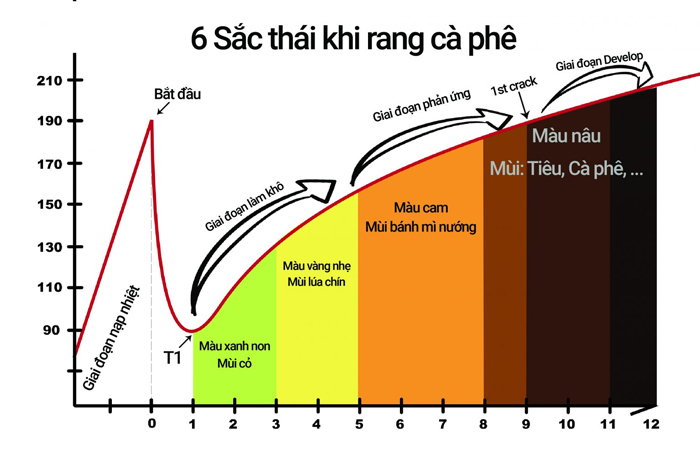 Các mức rang cà phê