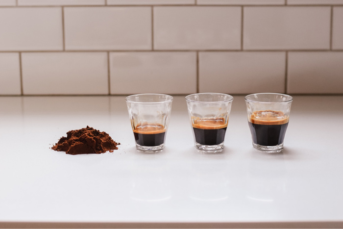 1 shot espresso bao nhiêu gram cà phê