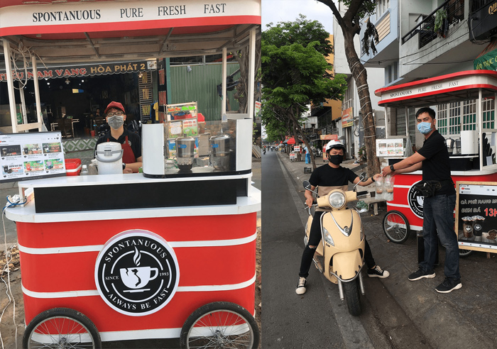 Mô hình cà phê Take away