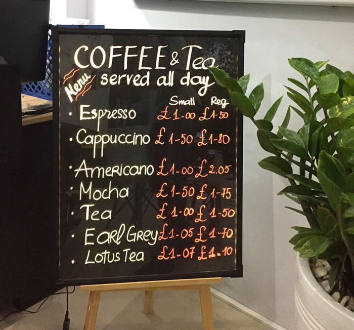 Mô hình quán cafe 200 triệu